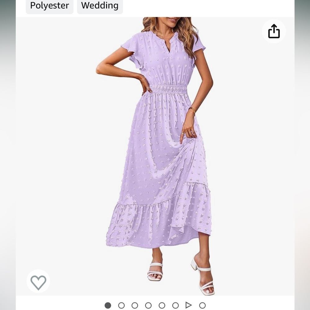 Lavender Amazon max dress. New with tags size XL.